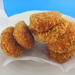 お惣菜の店　ふるや - コロッケと魚フライ(アップ)