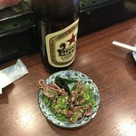 立ち呑み くにし - ホタルイカゴマ油