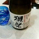 しゃぶしゃぶ金光 - 【2018.5.8(火)】冷酒(獺祭・山口県・300ml)1,600円