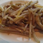 家全七福酒家 SEVENTH SON RESTAURANT - 豚肉ともやし、黄ニラの炒め