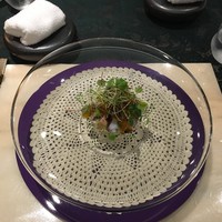 SALONE 2007 - 本当は鰹を使用の所を、私が生魚がダメなことを伝えるとタコにして貰えました。コンソメのジュレが爽やかで合います！