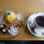 エンカフェ - 美生柑タルトとヒーコー