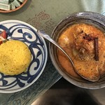 なんば - 若鶏のマッサマンカレー。