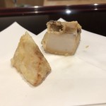 天ぷら たけうち - 鮑（糸島）