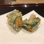 天ぷら たけうち - 馬糞雲丹（北海道）