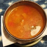 けやき - タンドリーチキンセット（スープ）