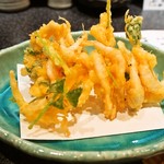 富寿し - 富山 白海老かき揚げ