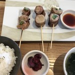 野菜巻き串バル ぽっぽ - 