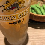 九州味巡り ここの - 生ビール