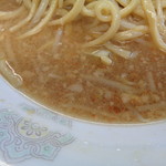 ラーメン二郎 - 終盤の色塩梅