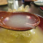 わらじ - 濃厚なスープ