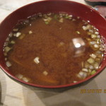 富久鮨 - 赤出汁です