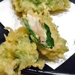 天ぷら処 こさか - すずき大葉巻きの天ぷら