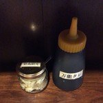 麺座ぎん - 卓上調味料