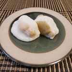 出町ふたば - 福豆大福 断面