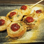 Kurume Yakitori Tsukasa - 豚バラしそ巻き