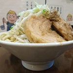 麺屋 歩夢 - 野菜マシでこんな感じ