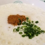 麺屋 六感堂 - 冷製白い雲丹和えそば（エスプーマ仕立て）