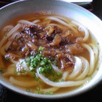 Sanukiudomban - 肉うどん（温）
