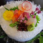 天毬 - 活鮮（鮪、イサキ、尾長鯛）