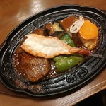 かもめ屋 赤穂本店 - ヒレ肉ステーキ、海老バター焼き【2018.4】