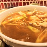 味奈登庵 - #食べログ的に撮るとこうなる。  
      アシアシのつゆがナミナ〜ミ♡