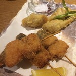 和食居酒屋いすず - 谷中生姜肉巻き揚げ
