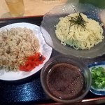 宝来  - ランチセット　ざる中華 +チャーハン