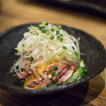 豚小家 - 2018.5 はらみユッケ（580円）