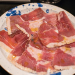 わいん食堂 Chez とし - 2018.5 生ハムプロシュート（1,200円）