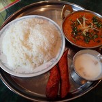 インド料理クリスパマハル - キーマカレー