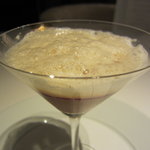 キュイジーヌ[s] ミッシェル・トロワグロ - チョコレートのムース 木苺のソース