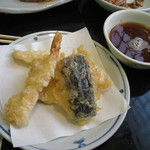 ふそう - 櫻定食の天ぷらの1回目