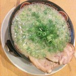 博多長浜ラーメン 夢街道 - ネギラーメン