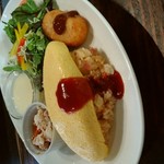 ガルル珈琲 - オムライスプレート