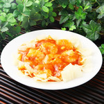 30. Shrimp with chili sauce, 31. White fish with lemon sauce