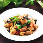 44. Stir-fried chicken, 45. Stir-fried chicken