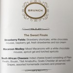 The Blue Train - Menu（The Sweet Finale）