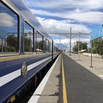 The Blue Train - 途中ちょこちょこ停車し給水？等を行いながらプレトリアへ