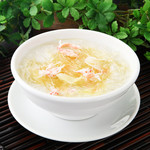 89. Shark fin soup with crab meat, 90. Shark fin soup with gomoku