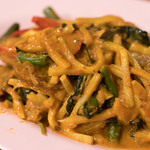 ひょうたん - 2018.5 ヌアパッピゲン（650円）レッドカレー牛すじ煮込み