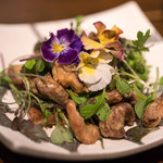 久遠の空 - 2018.5 黒ガツとガツミミのせんじがら マイクロベビーリーフ 花山椒 ビオラ