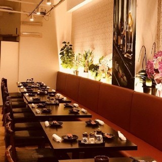 最大70名まで大人数の個室宴会にも対応！