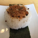 まる - そば味噌おにぎり
