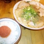 山下商店 - 明太ご飯＆チャーシュー麺