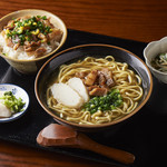 Yaeyama soba and Nijumaru bowl