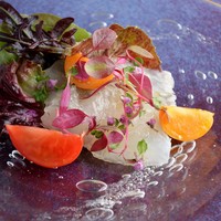 師崎産 天然イシガレイのカルパッチョ