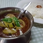 いんでいら - なすと挽き肉カレー