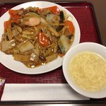 中国料理龍幸 - 2018.4.13  あんかけ焼きそば