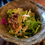 炭焼笑店 陽 - ☆サラダは胡麻ドレッシング系ですー(^o^)／☆